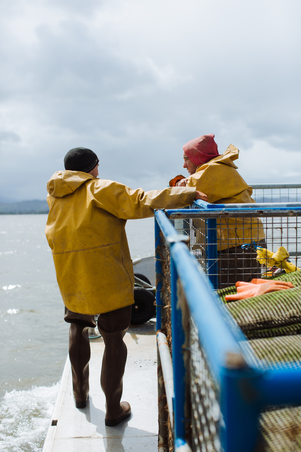 Cromane Bay Shellfish on the boat @edschofieldphoto